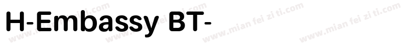 H-Embassy BT字体转换